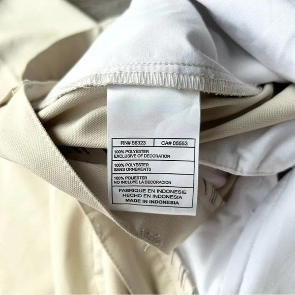 Nike Khaki Pleated Front Cuffed Leg Pants - Picture 10 of 15